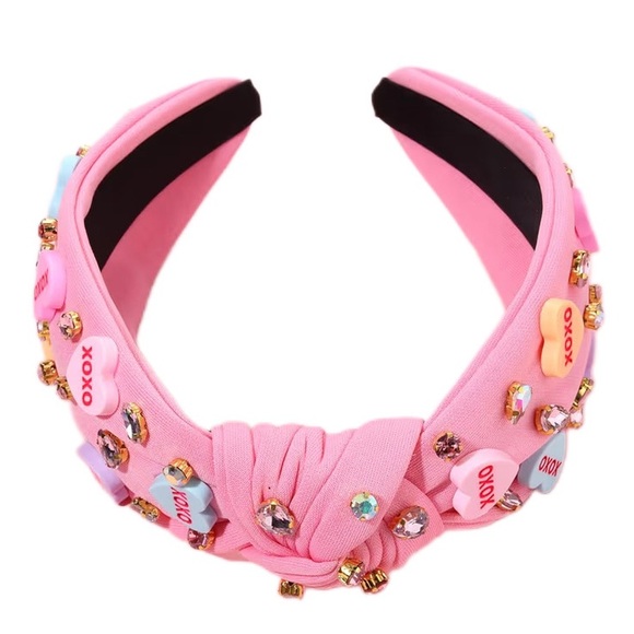 Valentine’s Day Conversation Hearts Headband - Picture 2 of 4